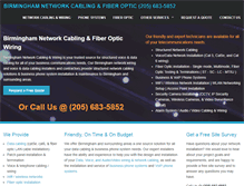 Tablet Screenshot of birminghamnetworkcabling.com